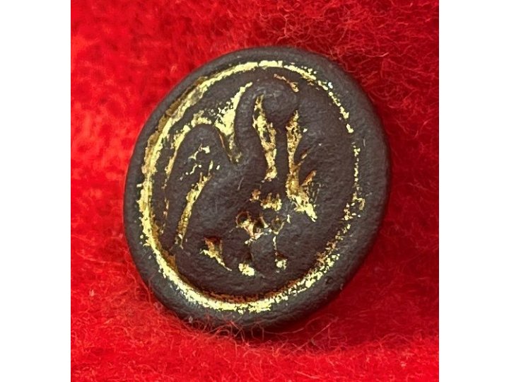Louisiana State Seal Cuff Button - Confederate Copy
