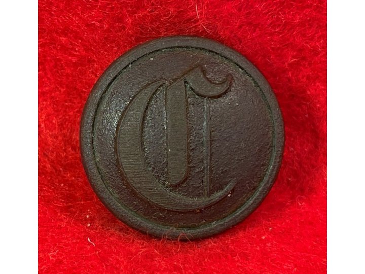 Confederate Cavalry Coat Button - "Script C"