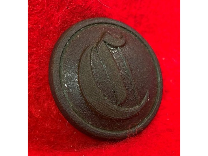 Confederate Cavalry Coat Button - "Script C"