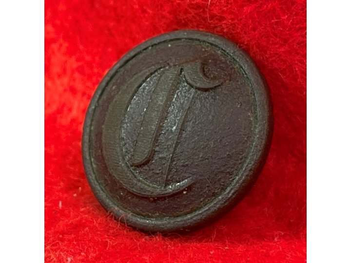 Confederate Cavalry Coat Button - "Script C"