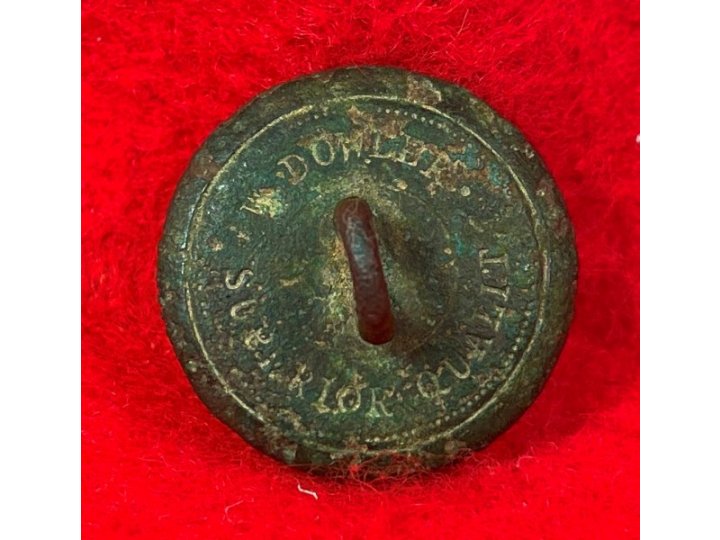 Confederate Rifleman Coat Button
