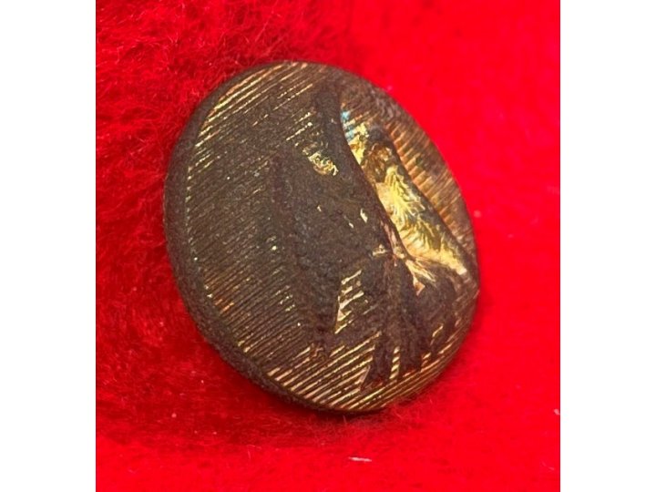 Confederate Staff Army Officer Coat Button - Rare Local