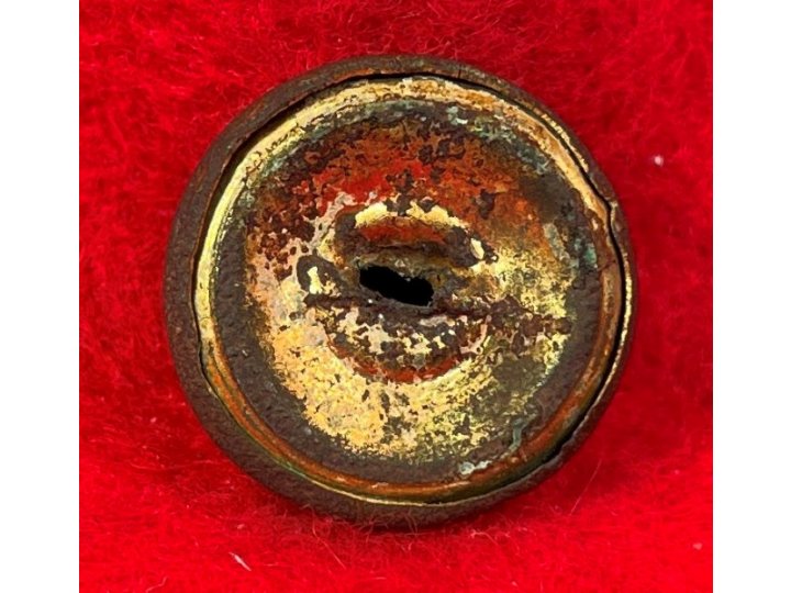 Confederate Staff Army Officer Coat Button - Rare Local