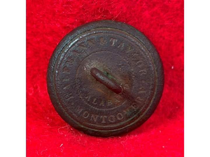 Confederate Manuscript Artillery Coat Button