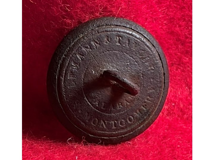 Confederate Manuscript Artillery Coat Button