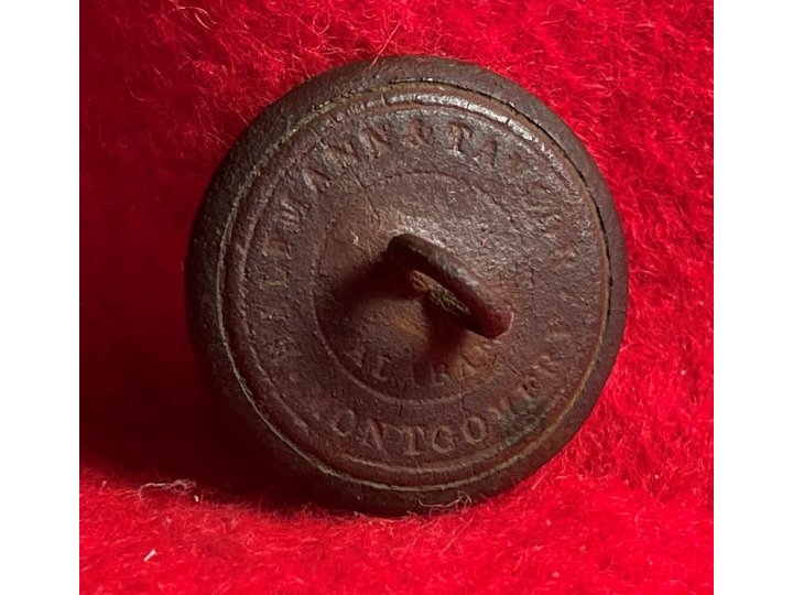 Confederate Manuscript Artillery Coat Button