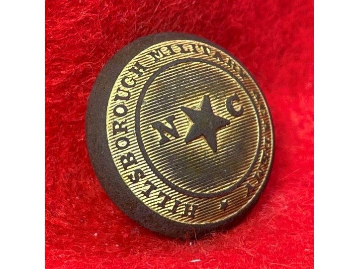 North Carolina Hillsborough Military Academy Coat Button