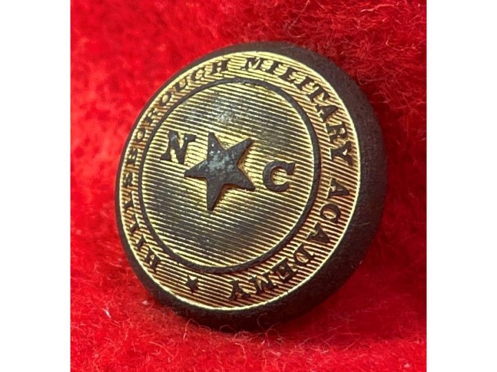 North Carolina Hillsborough Military Academy Coat Button