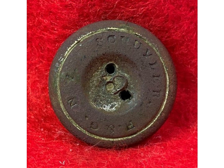 North Carolina Hillsborough Military Academy Coat Button