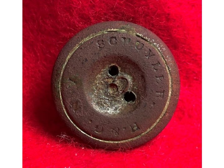 North Carolina Hillsborough Military Academy Coat Button