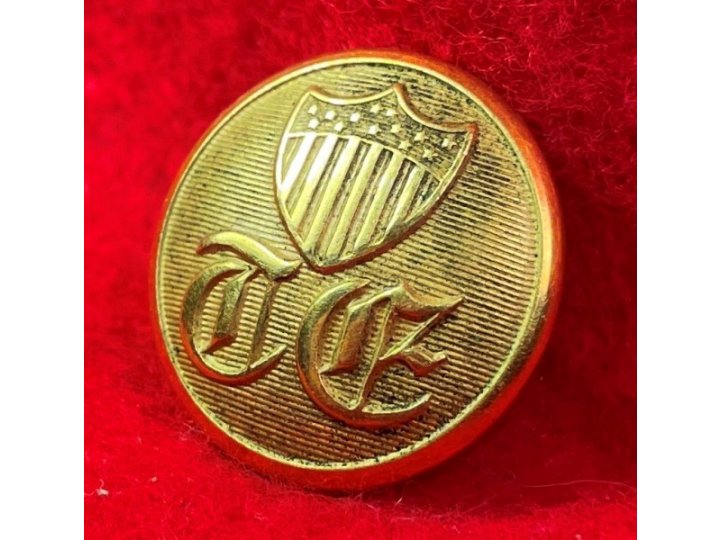 Federal Topographical Engineers Coat Button