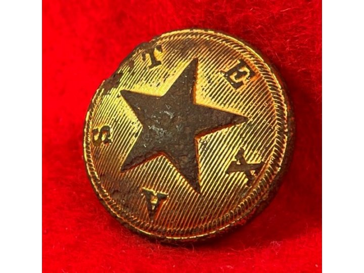 Texas Militia Coat Button