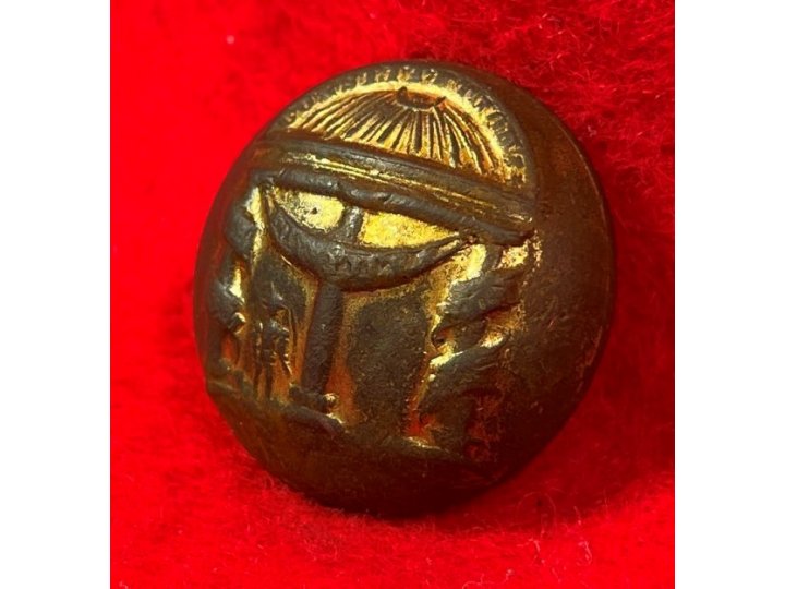 Georgia State Seal Coat Button