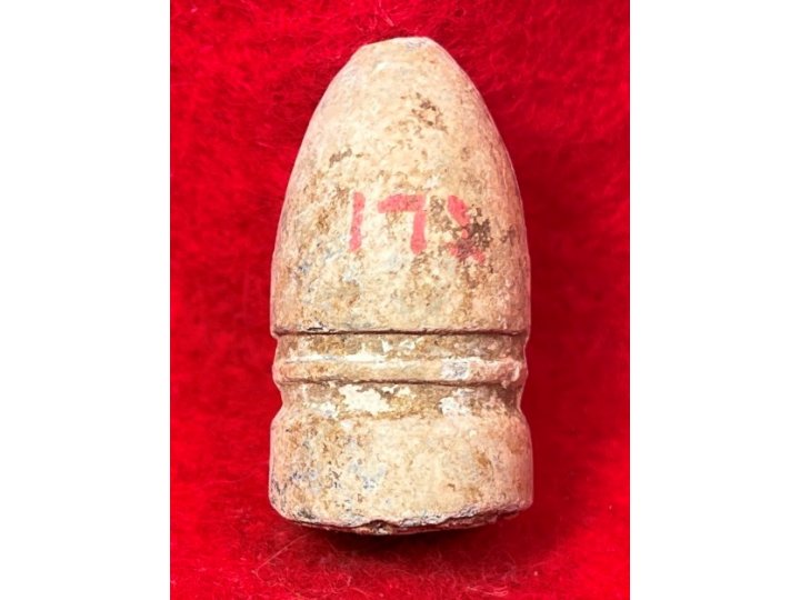 Confederate .58 Cal. Gardner Bullet - Marked "NORTH ANNA / 11-80"