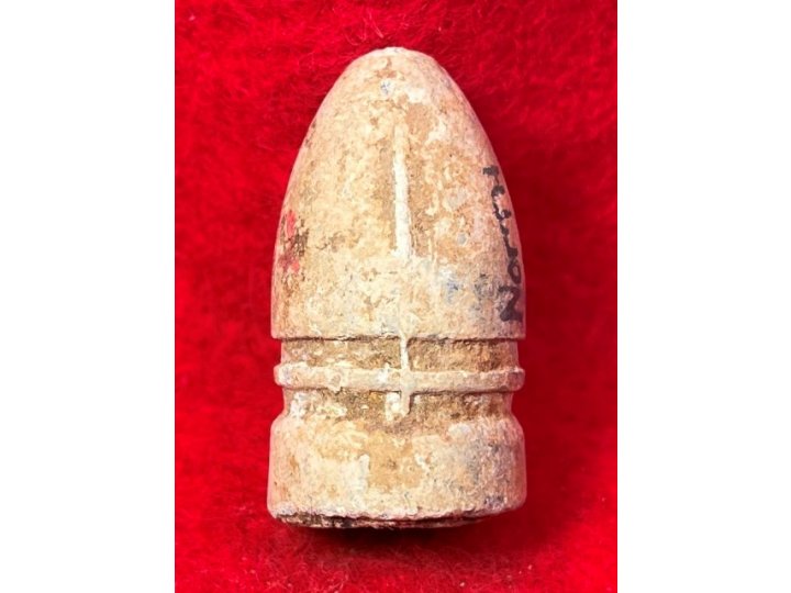 Confederate .58 Cal. Gardner Bullet - Marked "NORTH ANNA / 11-80"