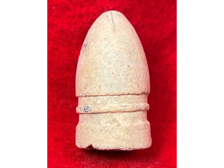 Confederate .58 Cal. Gardner Bullet - Marked "NEW MARKET LINE"