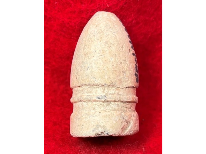 Confederate .58 Cal. Gardner Bullet - Marked "NEW MARKET LINE"