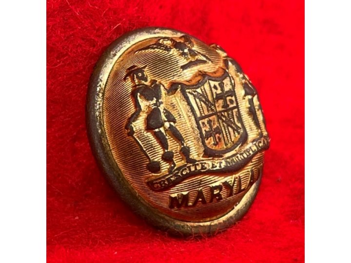  Maryland State Seal Staff Officer Coat Button