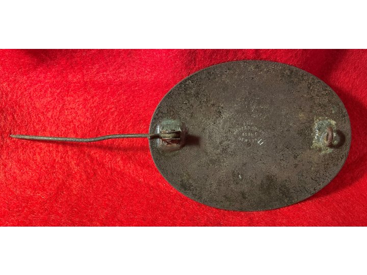 Virginia Militia Shoulder Belt Plate - Marked "JAMES S. SMITH & SONS / NEW YORK"