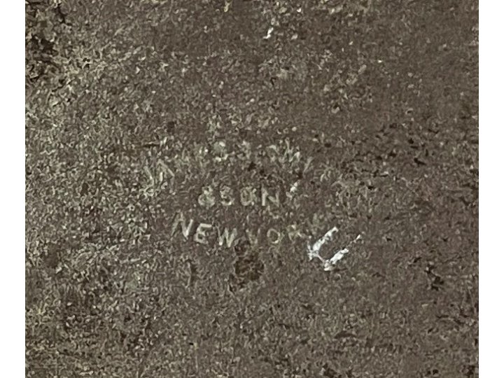 Virginia Militia Shoulder Belt Plate - Marked "JAMES S. SMITH & SONS / NEW YORK"