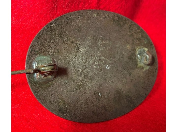 Virginia Militia Shoulder Belt Plate - Marked "JAMES S. SMITH & SONS / NEW YORK"
