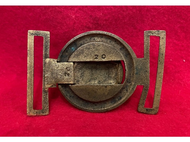 U.S. Militia Waist Belt Plate ca. 1850-1875 - The Buckle Pictured in "American Military Belt Plates"