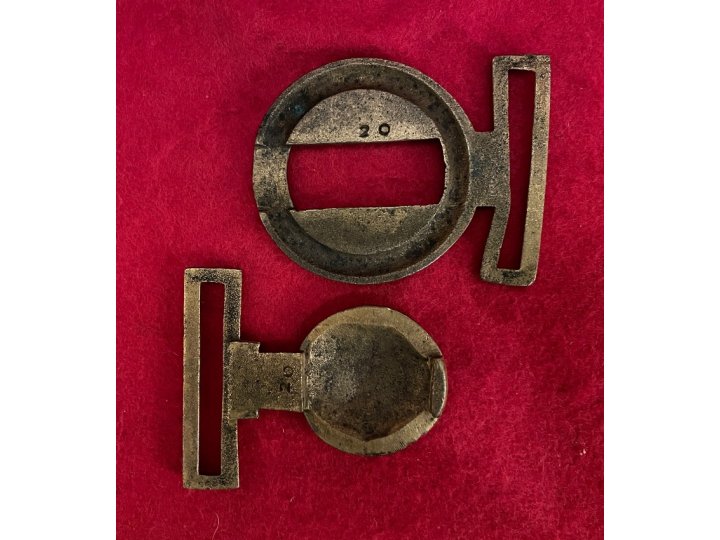 U.S. Militia Waist Belt Plate ca. 1850-1875 - The Buckle Pictured in "American Military Belt Plates"