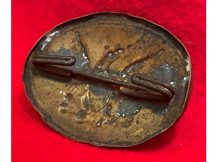 US Militia Small Oval Belt Plate ca. 1835-1845 - Published in Two Reference Books