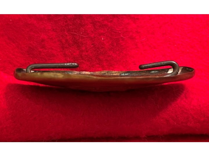 US Militia Small Oval Belt Plate ca. 1835-1845 - Published in Two Reference Books