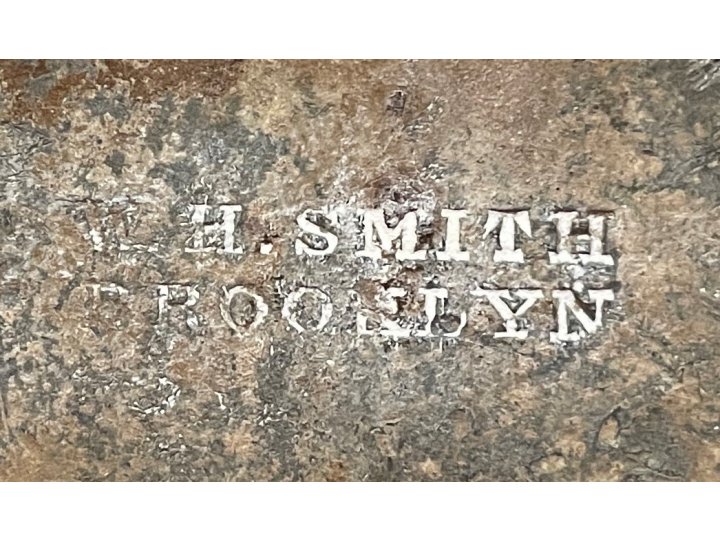 Eagle Plate - Stamped "W. H. Smith / Brooklyn" - High Quality