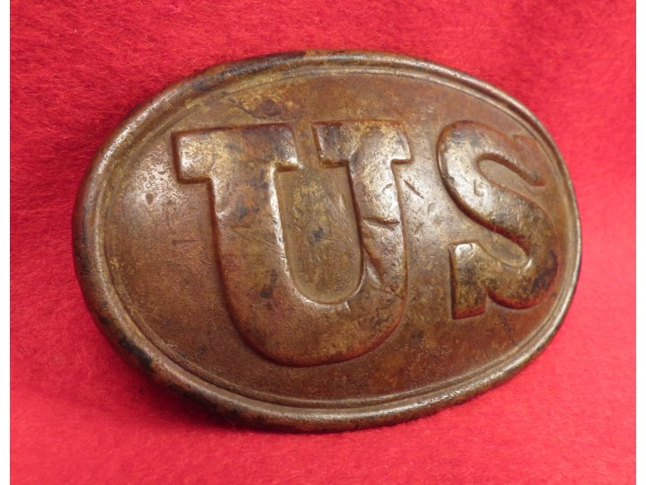 US Belt Buckle - Ship Wreck Recovery - Marked "W. H. SMITH BROOKLYN"