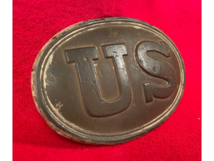 US Belt Plate - Partially Marked "W. H. WILKINSON SPRINGIELD, MASS." & "T. J. SHEPPARD"