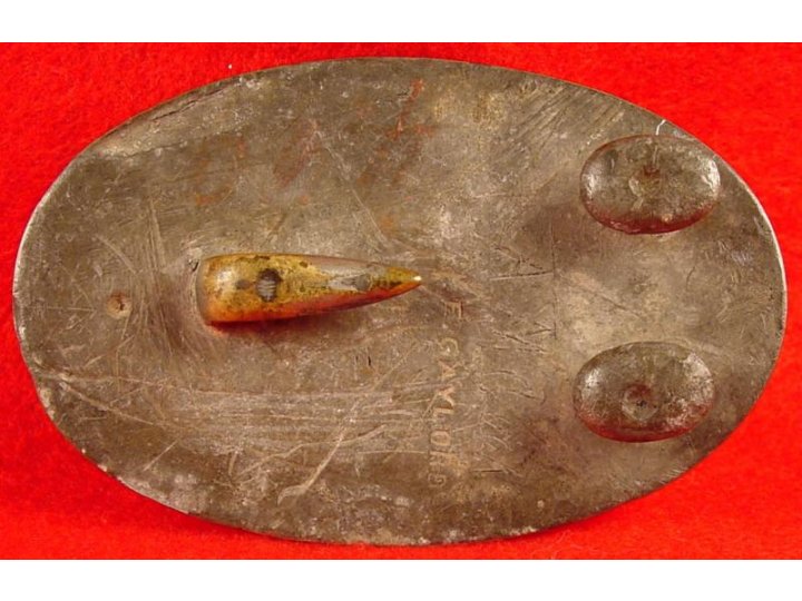 US Waist Belt Plate - Supplier Marked "E. GAYLORD" & Inscribed "A M COOK"- High Quality