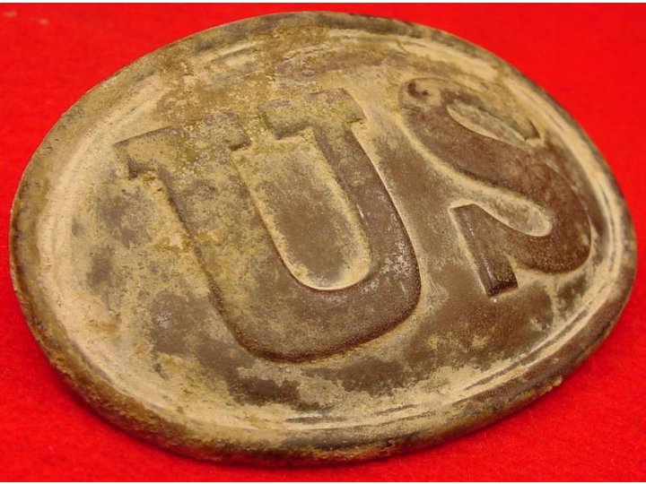 US Waist Belt Plate - Supplier Marked "E. GAYLORD" - Excavated