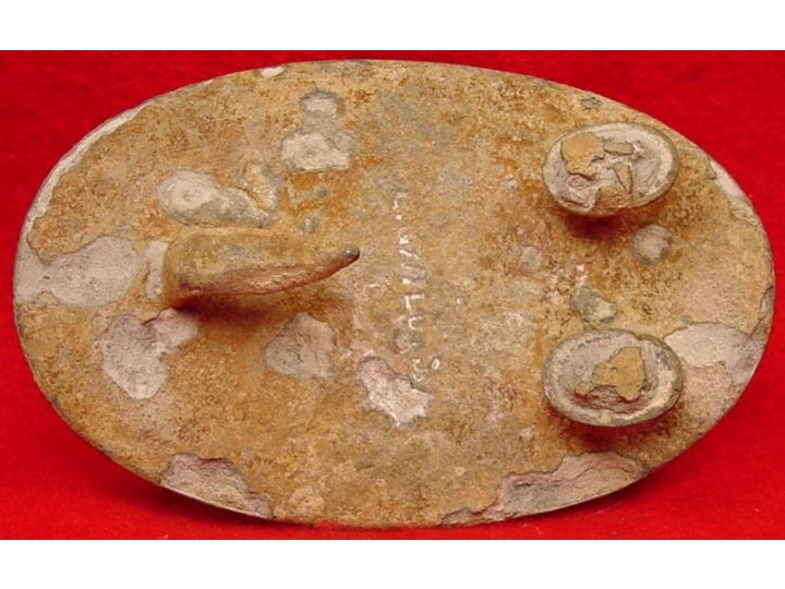 US Waist Belt Plate - Supplier Marked "E. GAYLORD" - Excavated