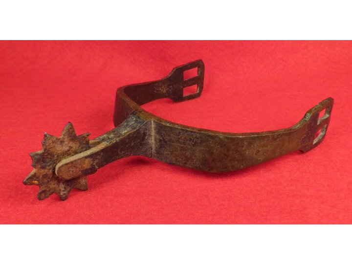 Confederate Spur - Actual Spur Pictured in "American Spurs"