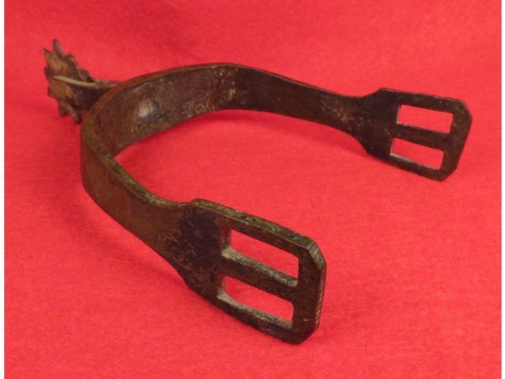 Confederate Spur - Actual Spur Pictured in "American Spurs"