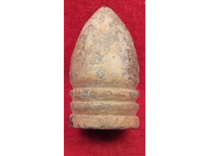 Confederate Side-Cast Bullet with Mac Mason's Lettering 