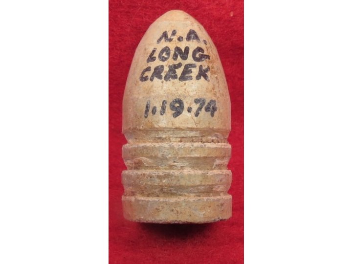 Five Spoke Swage Base Bullet with Mac Mason's Lettering