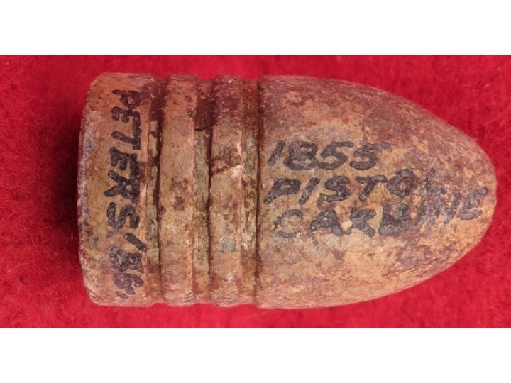 .58 Caliber “Williams Regulation” Bullet with Mac Mason's Lettering