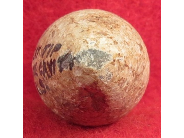 .58 Caliber “Three Ring” Bullet with Mac Mason's Lettering