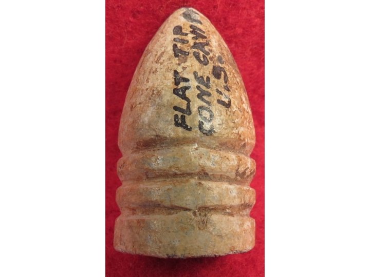 .58 Caliber “Three Ring” Bullet with Mac Mason's Lettering