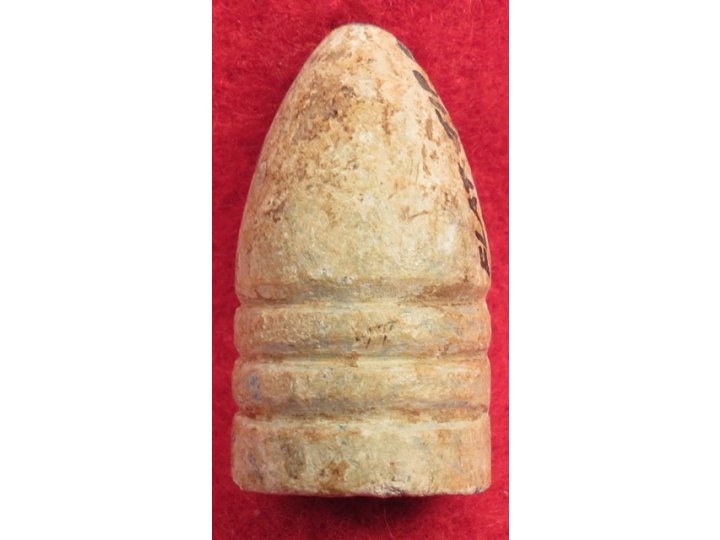 .58 Caliber “Three Ring” Bullet with Mac Mason's Lettering