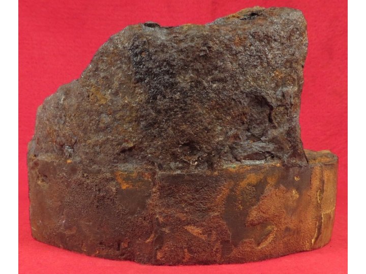 Huge Confederate Harding Shell Base with Copper Sabot
