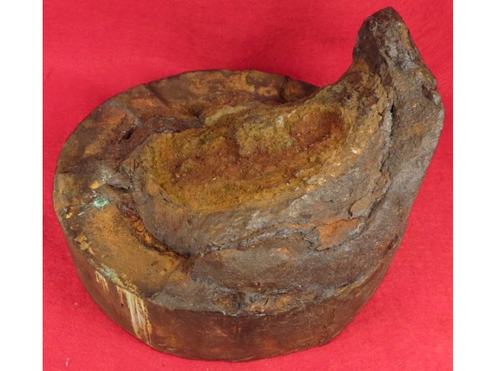 Huge Confederate Harding Shell Base with Copper Sabot