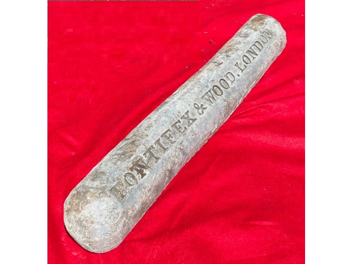 Lead Ingot - "Pontifex & Wood. London" from The Confederate SS Phantom 