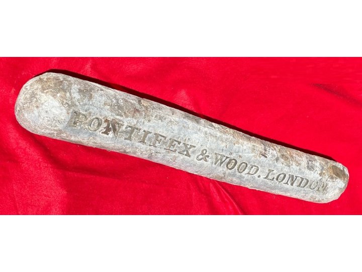 Lead Ingot - "Pontifex & Wood. London" from The Confederate SS Phantom 