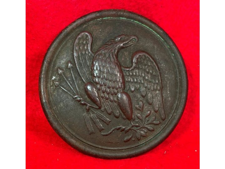 Eagle Shoulder Belt Plate 1826 Pattern Variant - No Lead Backing