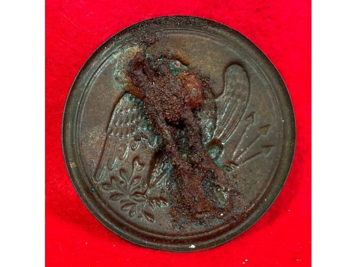 Eagle Shoulder Belt Plate 1826 Pattern Variant - No Lead Backing
