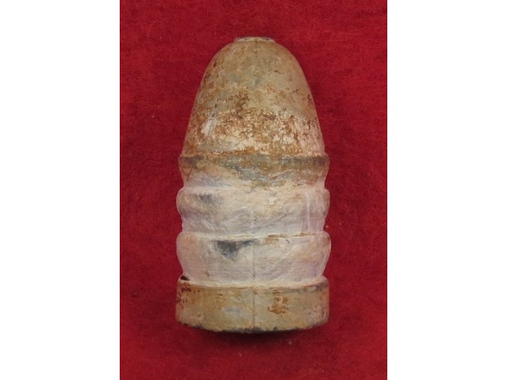 Confederate .71 Caliber Rifled Musket Bullet - Huge